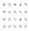 Veterinary Outline Vector Icons 2