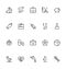 Veterinary Outline Vector Icons 3