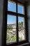 Veveri castle, Moravia, Czech republic, view from window