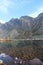 VeÄ¾kÃ© Hincovo pleso lake under KÃ´provskÃ½ Å¡tÃ­t peak in Mengusovska dolina valley, High Tatras