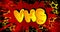 VHS. Motion poster. 4k animated Comic book word text moving on abstract comics background.