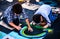 Via Arte-Child Artists creating chalk art on streets