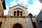 Via Dolorosa. Armenian Catholic Church. The fourth station stop Jesus Christ, who bore his cross to Golgotha . Jerusalem, Israel.