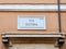 Via Sistina marble sign Rome Italy