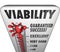 Viability Word Thermometer Potetential Success Business Measurement