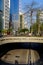 viaduct on the famous Paulista avenue in Sao Paulo city. cityscape