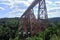 The viaduct of Garabit spanning the river Truyere