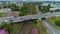 Viaduct Over The Tracks Bialystok Wiadukt Dabrowskiego Aerial View Poland