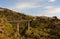 Viaduct. Road to the tunnel. Madeira.