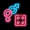 Viagra Pills neon glow icon illustration