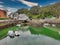 Viavelez fishing village, El Franco municipality, Asturias, Spain