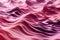 Vibrant abstract 3D image of digital waves in shades of pink and purple