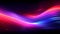 A vibrant abstract background with flowing waves. Generative ai