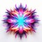 Vibrant Abstract Flower In Colorful Cinema4d Style
