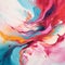 Vibrant Abstract Painting With Ruby: Fluid Transitions And Aerial Abstractions