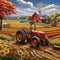 Vibrant Agricultural Landscape with Lush Fields and Bountiful Harvests