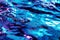Vibrant Aqua Essence: Water Bubbles and Ripples