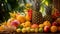 Vibrant Array of Tropical Fruits - Nature\\\'s Palette