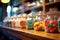 A vibrant assortment of tempting sweets at the colorful candy counter