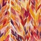 Vibrant Autumn Leaves Pattern in Warm Tones