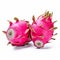 Vibrant Avacadopunk Dragonfruit Artwork On White Background