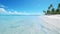 Vibrant beach scenes with blurred bokeh effect for travel and tourism inspired background