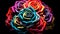 Vibrant Bed Of Colorful Roses: Symbolism And Cosmic Color Scheme