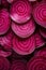 Vibrant Beetroot Slices Close-Up AI Generated