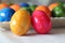 Vibrant, Bright, Colorful Marbled Easter Eggs - Lovely Home Decor for the Easter