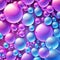 Vibrant Bubble Abstract - Colorful Background with Pink, Blue, and Violet Hues for Artistic Projects and Creative Design.