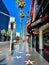 Vibrant and busy street scene with the iconic Hollywood Walk of Fame in Los Angeles