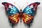 Vibrant butterfly Neon Colors