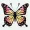 Vibrant Butterfly Sticker