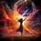Vibrant and Captivating Cosmic Dance with Solar Flares