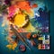 Vibrant and Captivating Painter's Moodboard