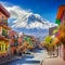 Vibrant and Captivating Scene in La Paz, Bolivia