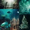 Vibrant and Captivating Underwater Fantasy Moodboard