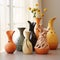 Vibrant Ceramic Vase Depicting the Essence of Life