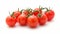 Vibrant Cherry Tomato: An Isolated Delight on a White Background -