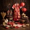 Vibrant Chinese New Year Attire: Traditional Elegance and Cultural Richness