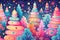 Vibrant Christmas Background: Festive Holiday Spirit