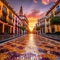 Vibrant Cityscape of Seville, Spain