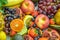 Vibrant Close-Up of Assorted Fresh Mixed Fruits in Exquisite 4K Resolution