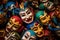 Vibrant Collection of Peking Opera Masks