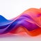 Vibrant Color Waves: Abstract Macro Photography