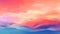 Vibrant Colored Clouds At Sunrise Or Sunset - Abstract Landscape Painting