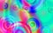 Vibrant and colorful background of blurred lines and circles in different sizes