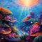 Vibrant and Colorful Coral Reef: Coastal Treasures