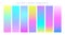 Vibrant colorful hologram color gradients