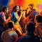 Vibrant and Colorful Pre-Wedding Karaoke Celebration